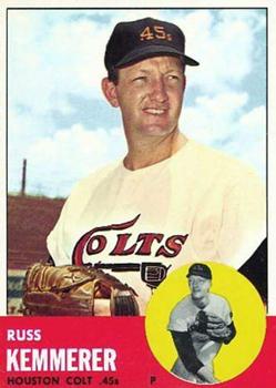 1963 Topps Baseball Cards      338     Russ Kemmerer